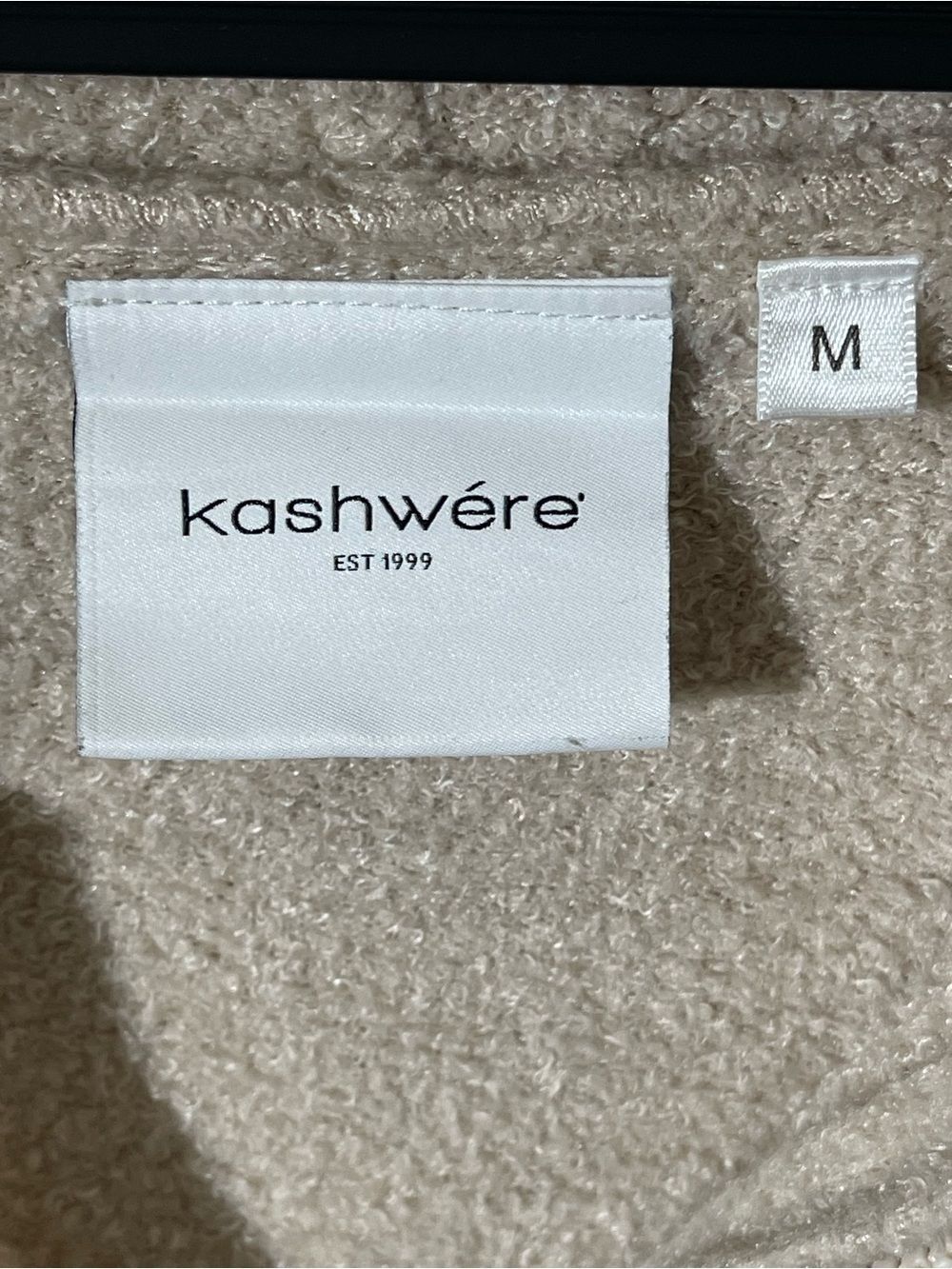 Kashwere Cozy Zip Hoodie in Light Taupe - Picture 3 of 6